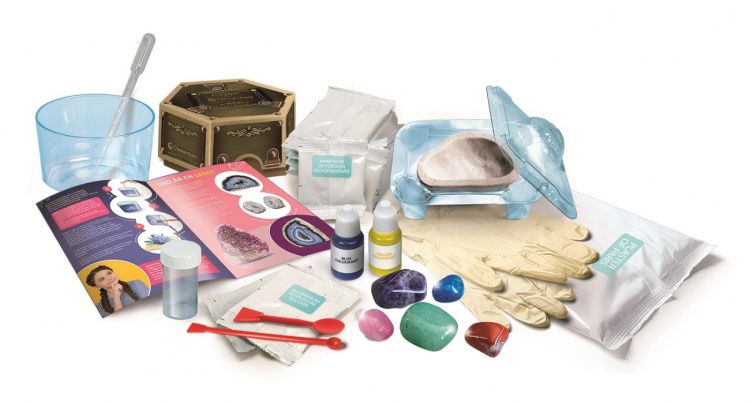 Clementoni Kæmpekrystaller og ædelsten (Nordisk)