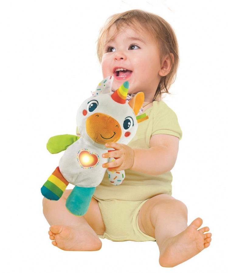 Clementoni Plys baby-enhjørning