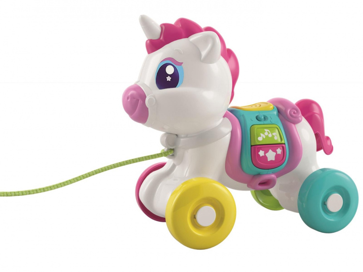 Clementoni Enhjørning, der kan trækkes med