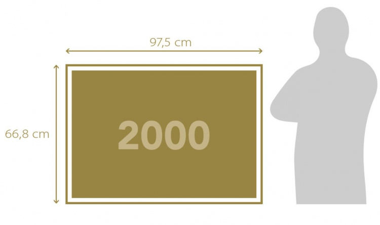 Clementoni 2000 stk. kollektion af høj kvalitet GLADE CREEK GRIST MILL