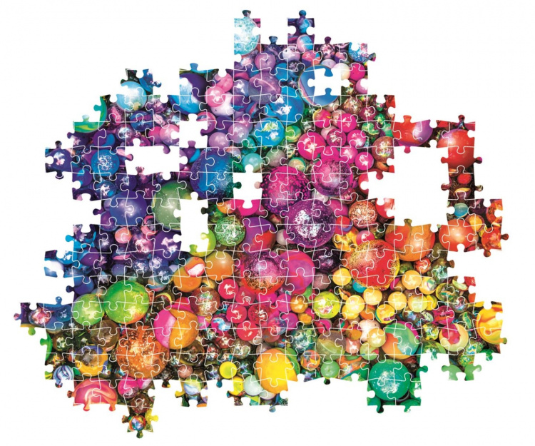 Clementoni 1000 stk CB Colorboom-kugler af høj kvalitet