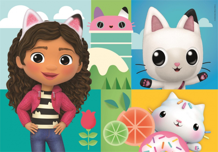 Clementoni 30 brikker Puslespil Børn Gaby\'s Dukkehus