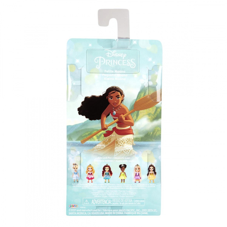 JAKKS Pacific Disney Princess 6 Inch Petite Doll med kam Vaiana