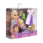 JAKKS Pacific Disney Princess 6 Inch Petite Doll med ekstra mode og tilbehør Rapunzel med det længste hår