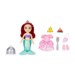 JAKKS Pacific Disney Princess 6 Inch Petite Doll med ekstra mode og tilbehør Sea to Land Ariel
