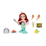 JAKKS Pacific Disney Princess 6 Inch Petite Doll med ekstra mode og tilbehør Sea to Land Ariel