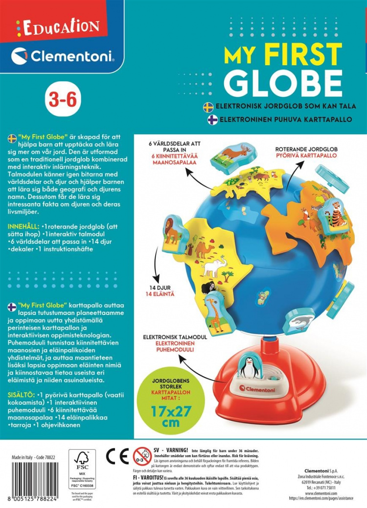 Clementoni Min første globus (SE-FI)