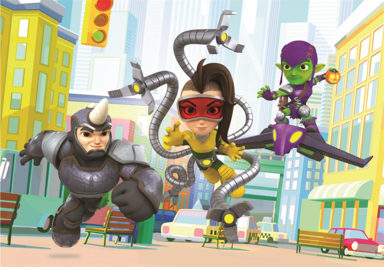 Clementoni 2x20 brikker Puslespil Spidey og hans fantastiske venner