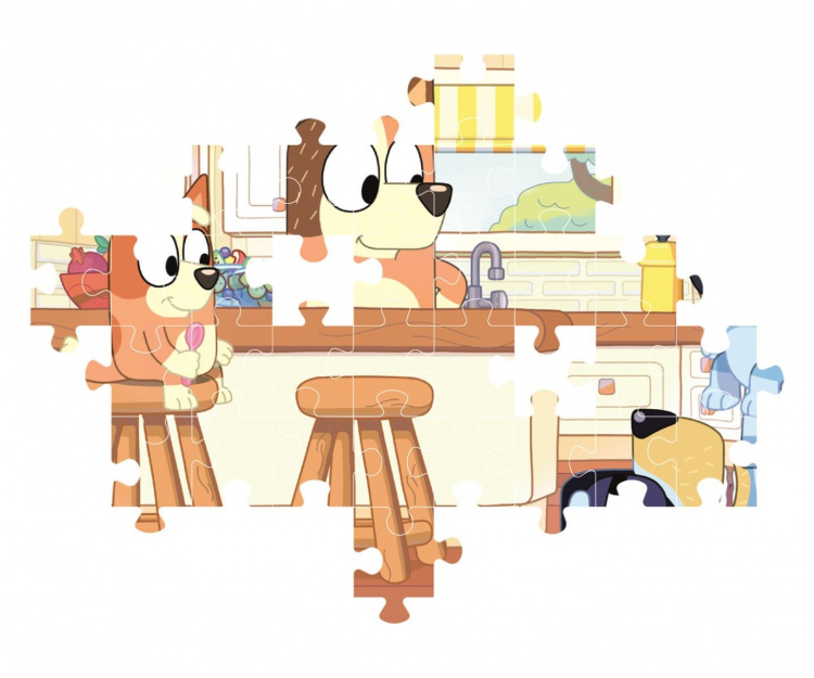 Clementoni 104 stk Puslespil Bluey