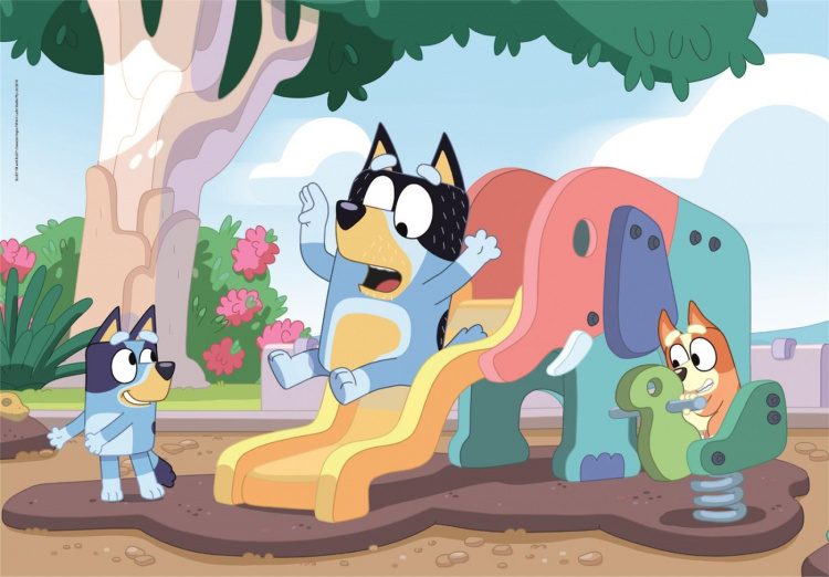 Clementoni 104 brikker Puslespil Bluey -2