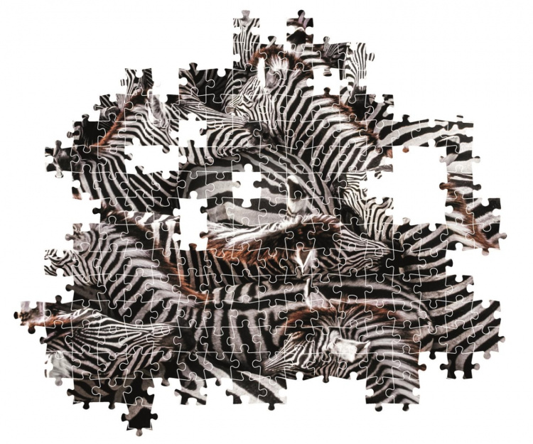 Clementoni 1000 stk CB Collection National Geographics Zebraer i høj kvalitet