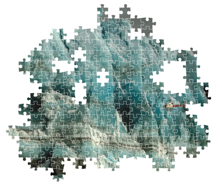 Clementoni 1000 stk CB Collection National Geographics Hubbard Glacier i høj kvalitet