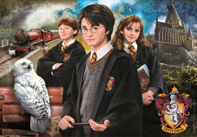 Clementoni 1000 stk CB Collection Harry Potter Trio af høj kvalitet