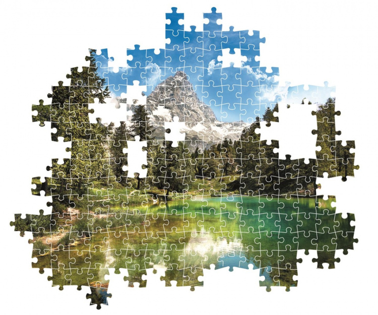 Clementoni 1500 stk CB Collection Blue Lake af høj kvalitet