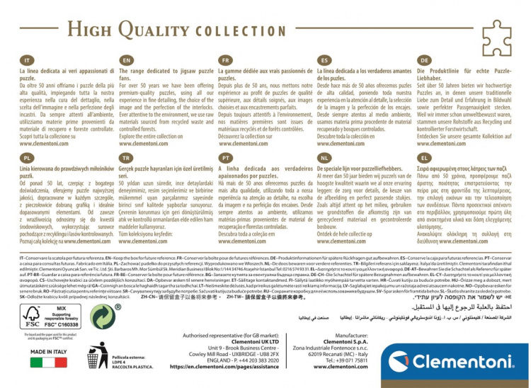 Clementoni 1500 stk CB High Quality Collection Country Retreat