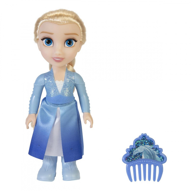 JAKKS Pacific Disney Frozen 6 Inch Petite Doll med kam Eventyr Elsa JAKKS Pacific Disney Frozen 6 Inch Petite Doll med kam Eventyr Elsa