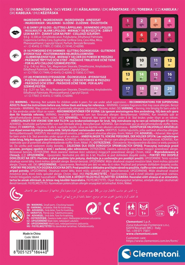 Clementoni Crazy Chic Trousse Smuk taske