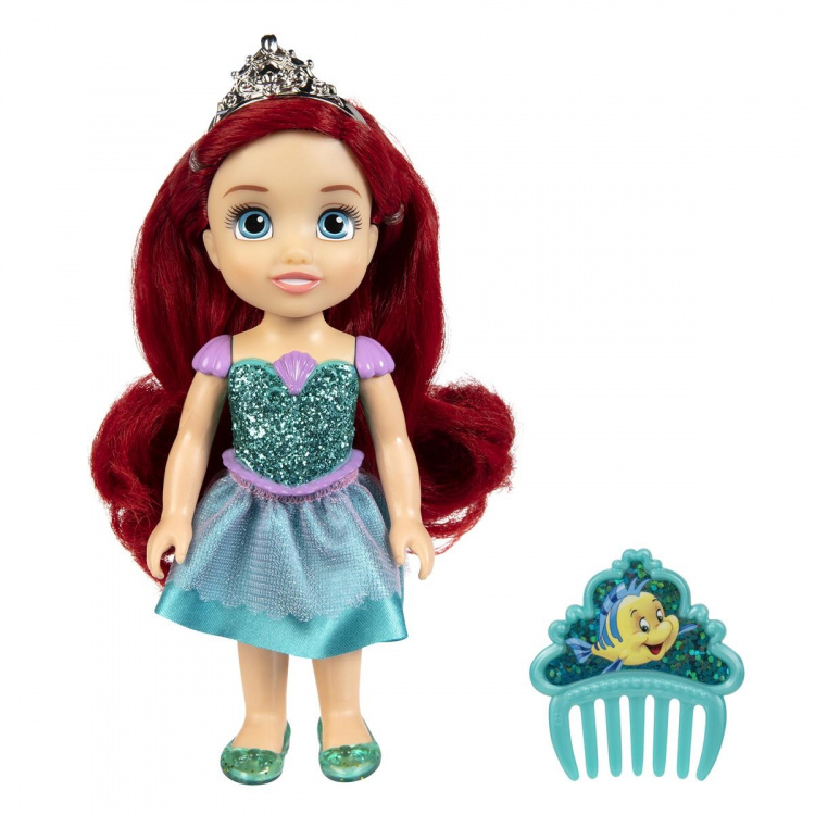 JAKKS Pacific Disney Princess 6 Inch Petite Doll med kam Ariel