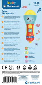 Clementoni Baby-mikrofon