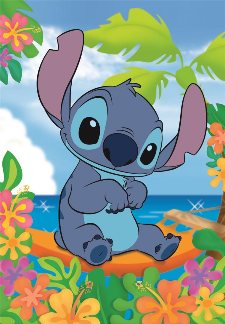 Clementoni 104 brikker Puslespil Disney Stitch