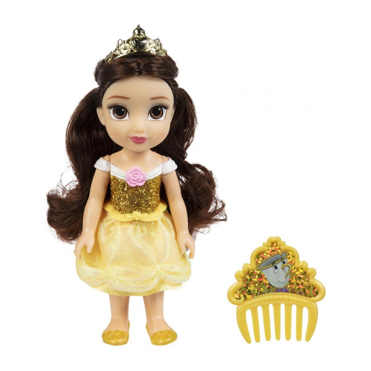 JAKKS Pacific Disney Princess 6 Inch Petite Doll med kam Belle