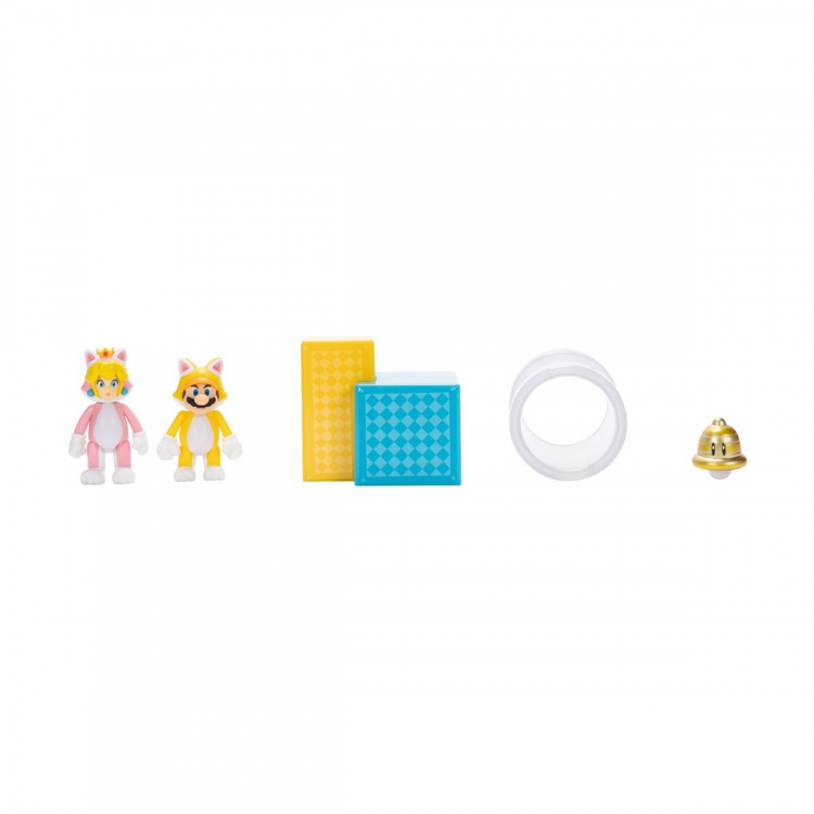 JAKKS Pacific Super Mario 2,5 tommer diorama-sæt 3D World
