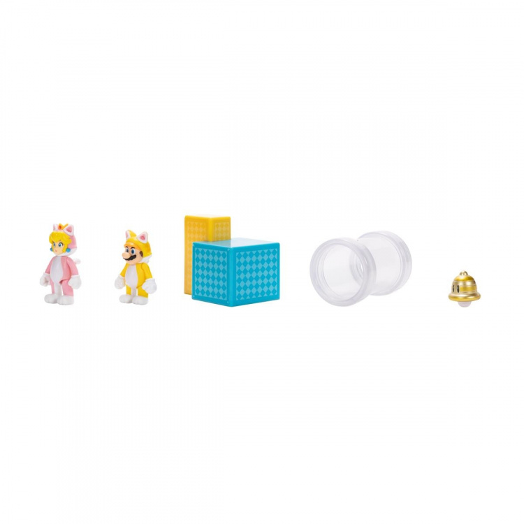 JAKKS Pacific Super Mario 2,5 tommer diorama-sæt 3D World