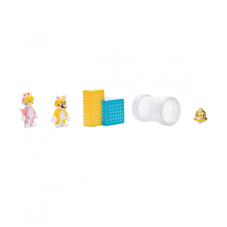 JAKKS Pacific Super Mario 2,5 tommer diorama-sæt 3D World