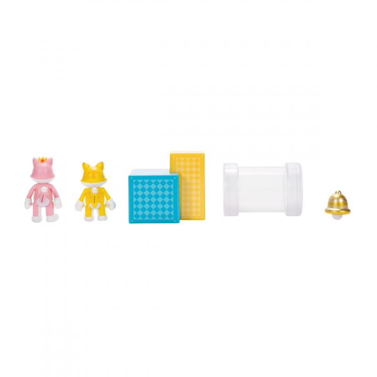 JAKKS Pacific Super Mario 2,5 tommer diorama-sæt 3D World