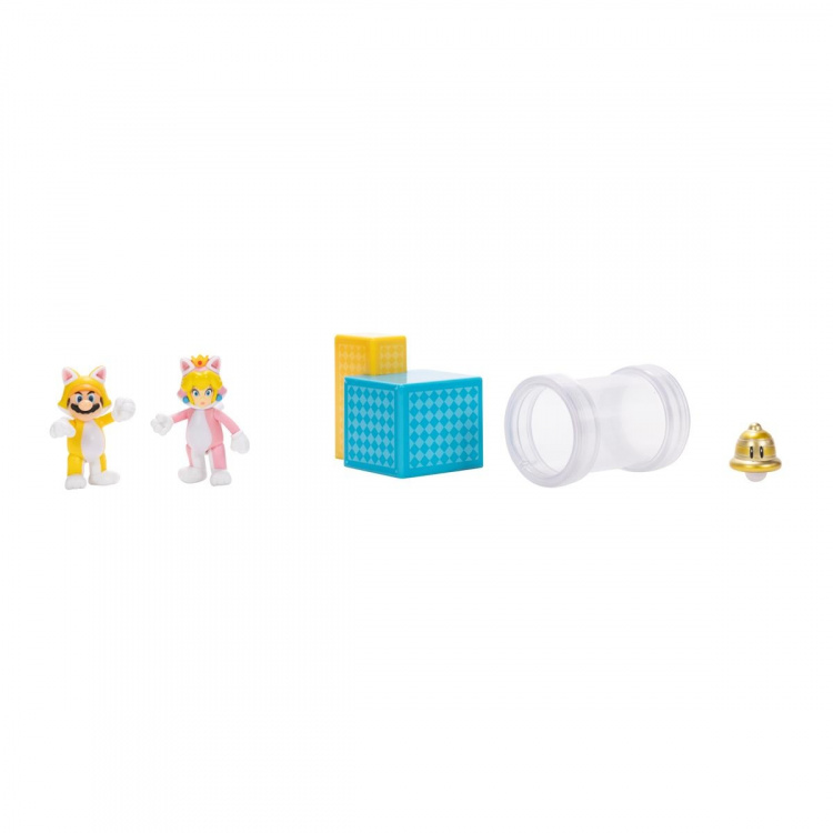 JAKKS Pacific Super Mario 2,5 tommer diorama-sæt 3D World