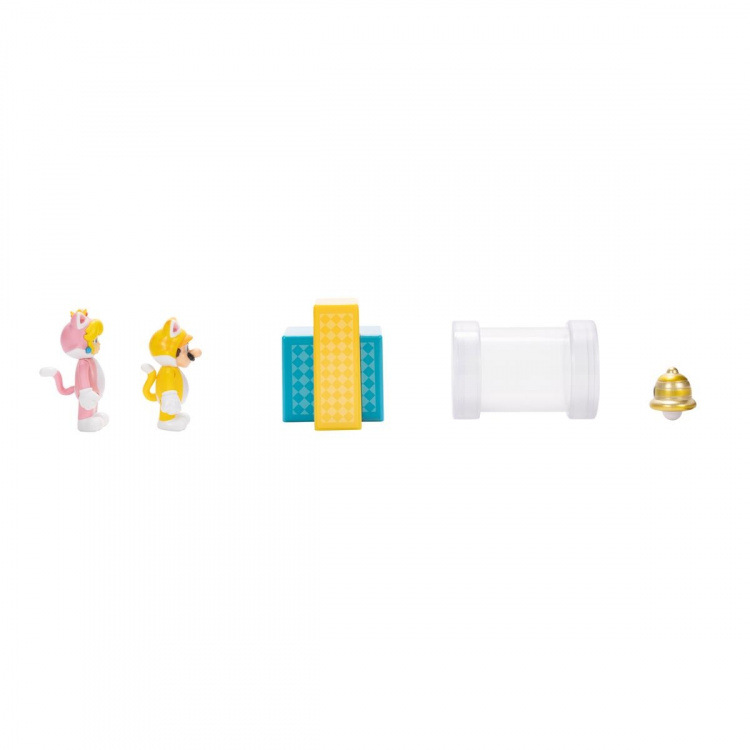 JAKKS Pacific Super Mario 2,5 tommer diorama-sæt 3D World