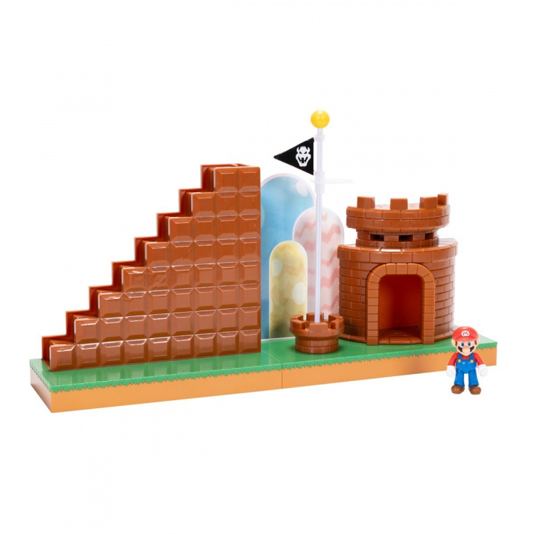 JAKKS Pacific Super Mario 2,5 tommer legesæt Level End