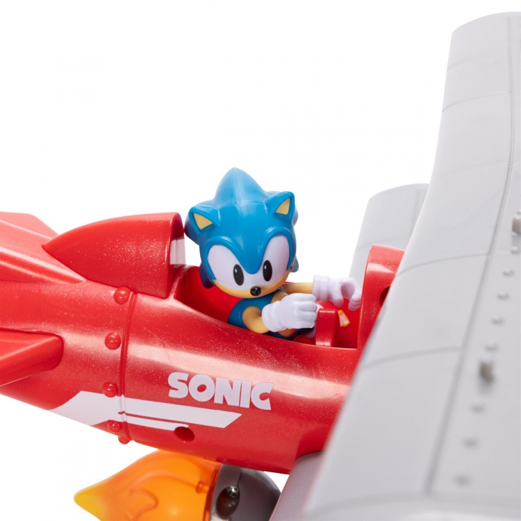 JAKKS Pacific Sonic the Hedgehog 2,5 tommer legesæt Tornado Biplane