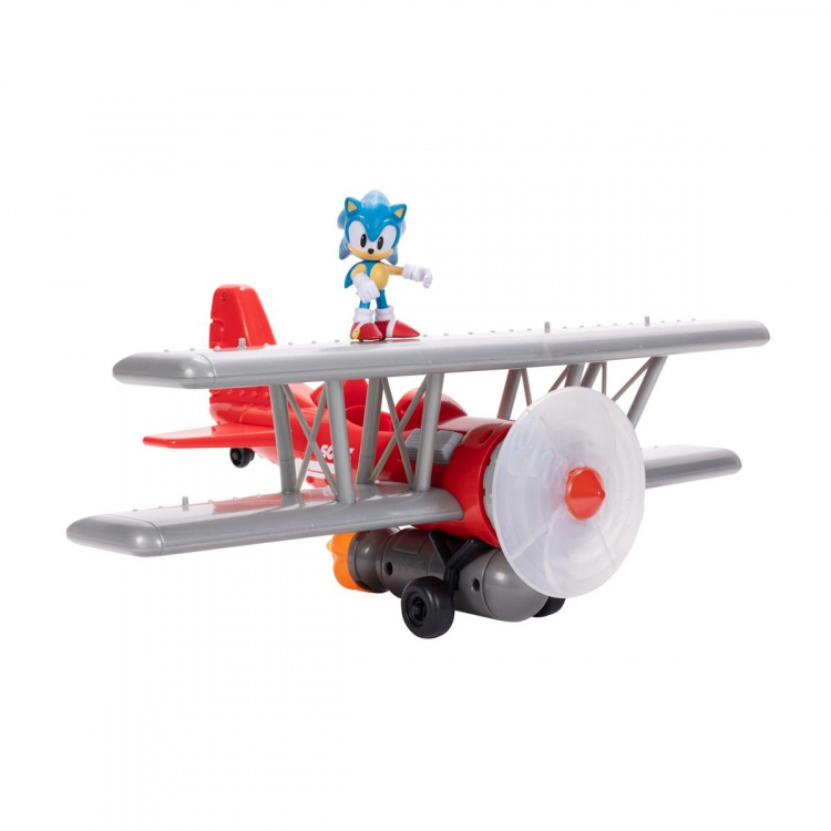 JAKKS Pacific Sonic the Hedgehog 2,5 tommer legesæt Tornado Biplane