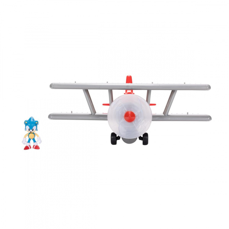 JAKKS Pacific Sonic the Hedgehog 2,5 tommer legesæt Tornado Biplane
