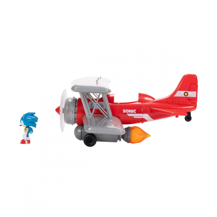 JAKKS Pacific Sonic the Hedgehog 2,5 tommer legesæt Tornado Biplane