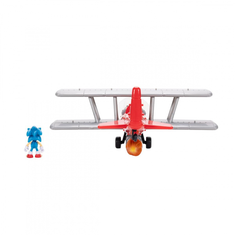 JAKKS Pacific Sonic the Hedgehog 2,5 tommer legesæt Tornado Biplane
