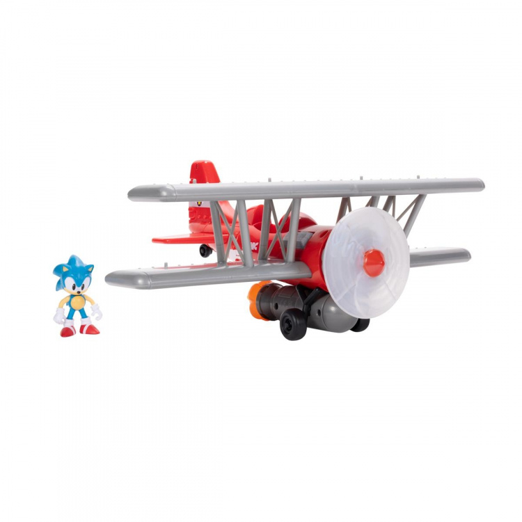 JAKKS Pacific Sonic the Hedgehog 2,5 tommer legesæt Tornado Biplane
