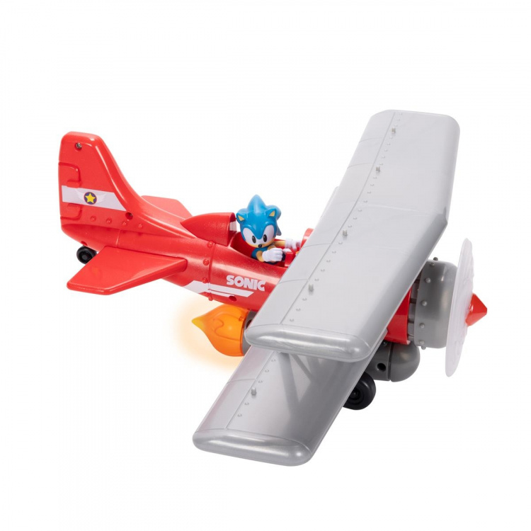 JAKKS Pacific Sonic the Hedgehog 2,5 tommer legesæt Tornado Biplane