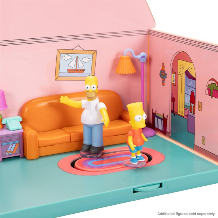 JAKKS Pacific The Simpsons 2,5 tommer legesæt Simpsons stue