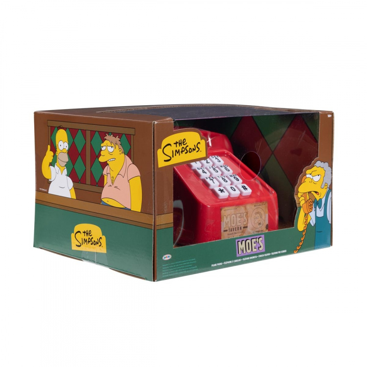 JAKKS Pacific The Simpsons Feature Moe\'s Tavern Prank Phone