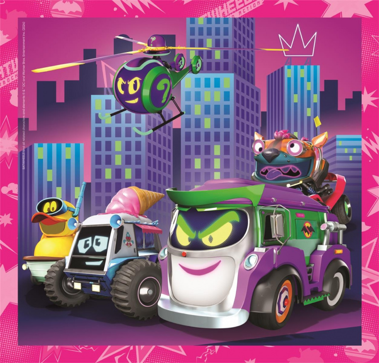 Clementoni 3x48 brikker Puslespil Børn Batwheels