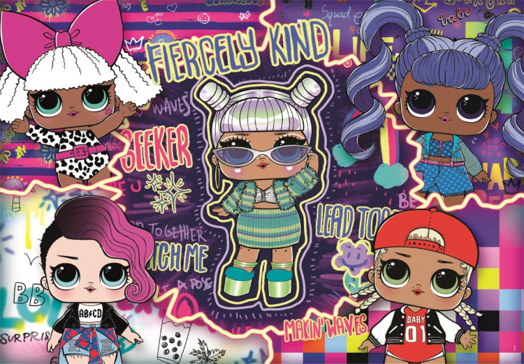 Clementoni 104 stk Puslespil Børn LOL