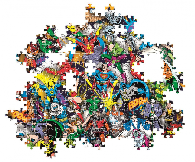 Clementoni 1000 stk CB Collection DC Comics Impossible af høj kvalitet