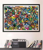 Clementoni 1000 stk CB Collection DC Comics Impossible af høj kvalitet