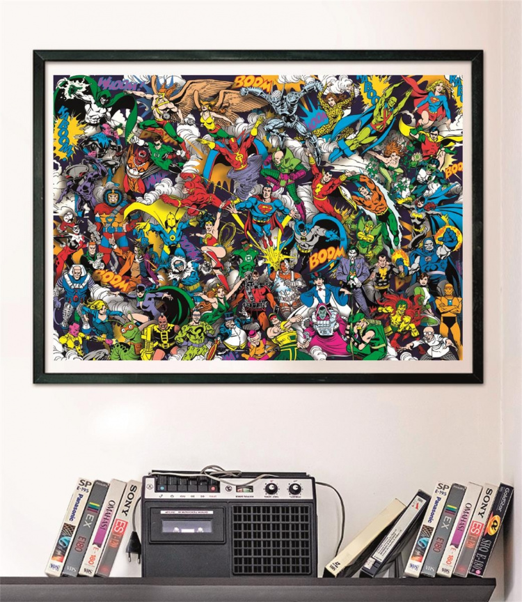 Clementoni 1000 stk CB Collection DC Comics Impossible af høj kvalitet