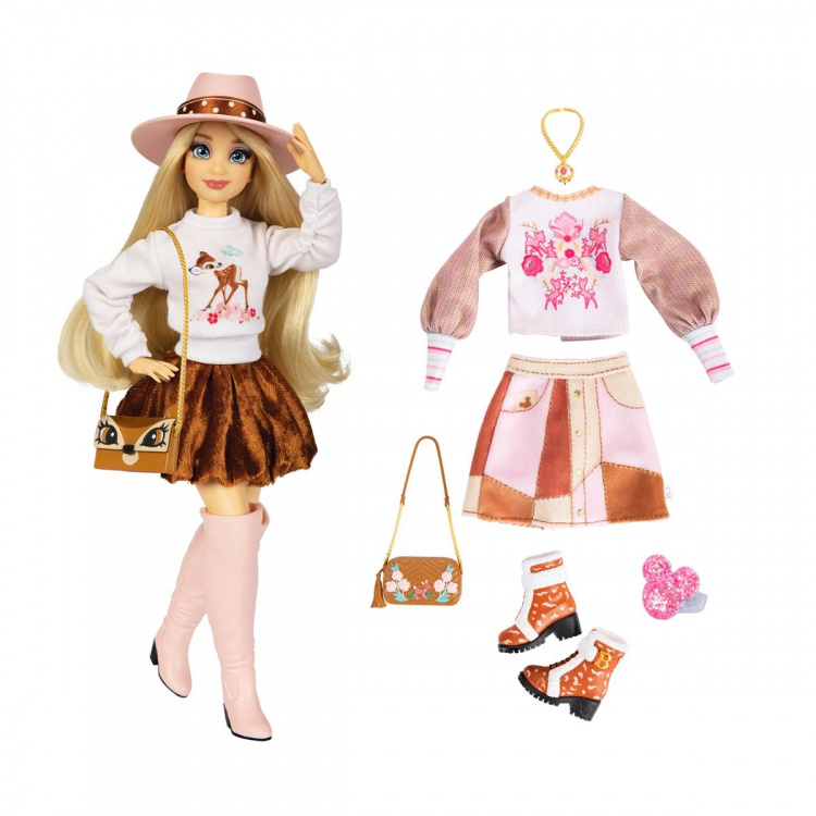 JAKKS Pacific Disney ily 4EVER Fashion Doll med ekstra tøj inspireret af Bambi