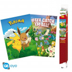 Abysse POKEMON - Sæt 2 plakater - Miljøer (52x38)
