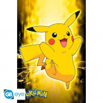 Abysse POKEMON - Plakat Maxi 91,5x61 - Pikachu Neon