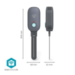 Nedis SmartLife Jordfugtmåler | Bluetooth® | Batteri | IP55 | 0 - 100 % | Android™ / IOS